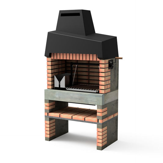 Grelhador California XL Plus Full Grill com Braseiro Lateral Movelar