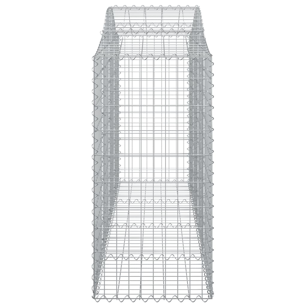 Cestas Gaviones 12 Uds Forma De Arco Hierro 200x50x120/140 Cm_4