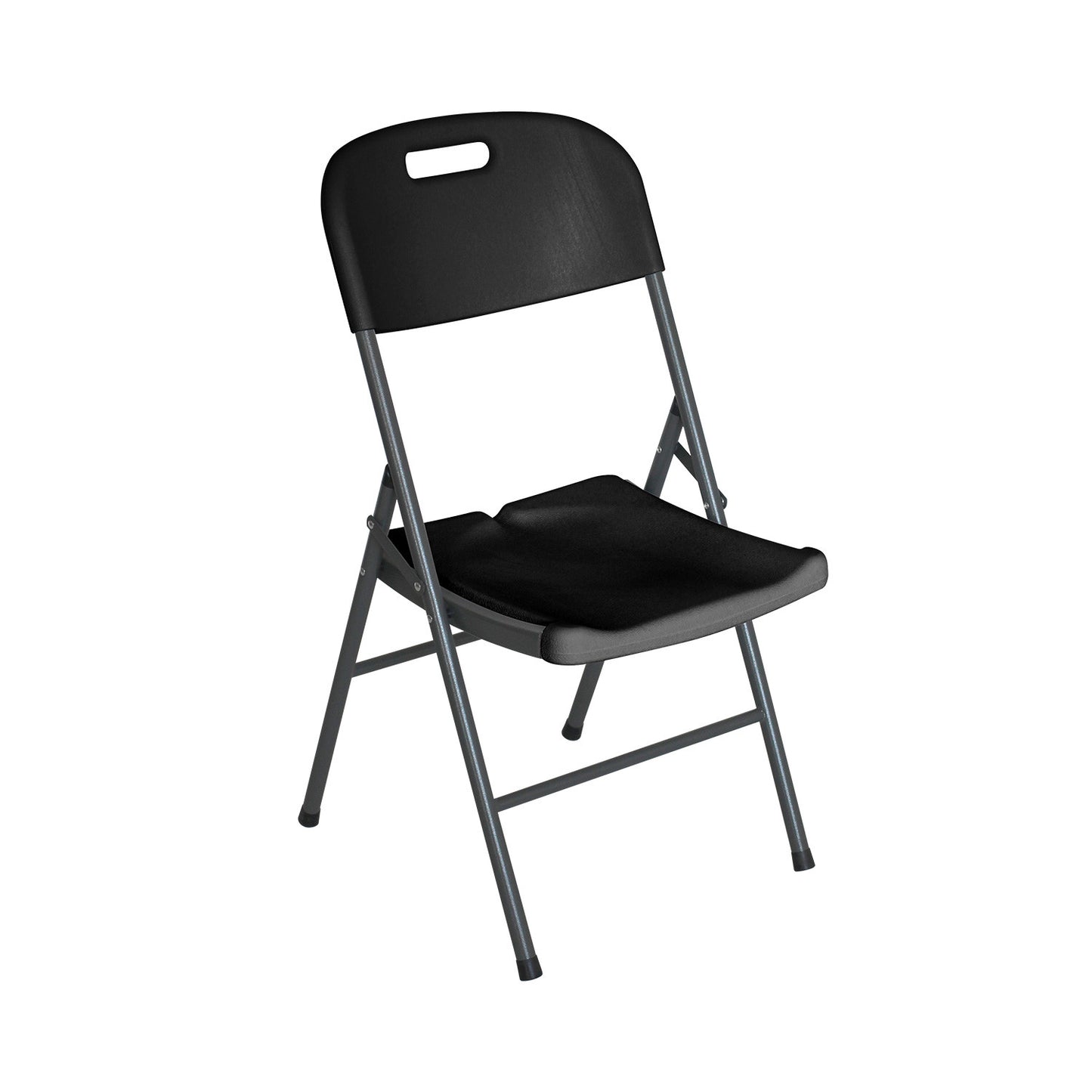 Silla Plegable Con Asa Negra 47x58x87cm 7house_0