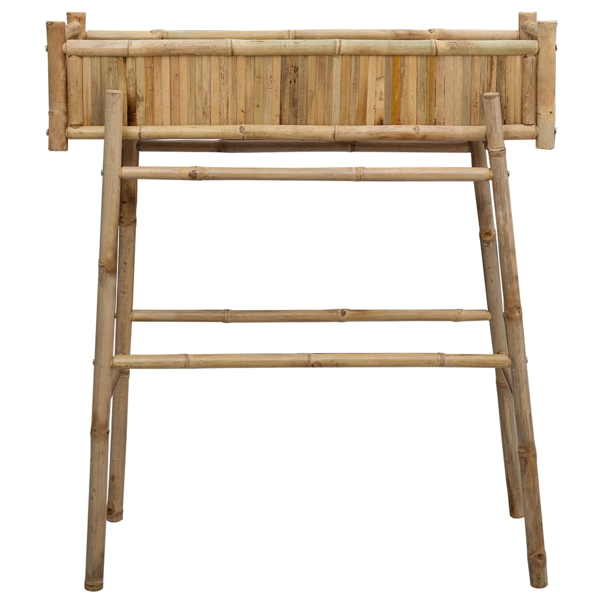 Jardín Macetero Con Soporte Natural 100 X 38 X 114 Cm Bambú_3