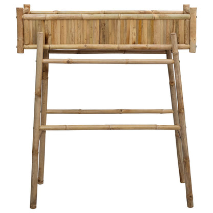 Jardín Macetero Con Soporte Natural 100 X 38 X 114 Cm Bambú_3