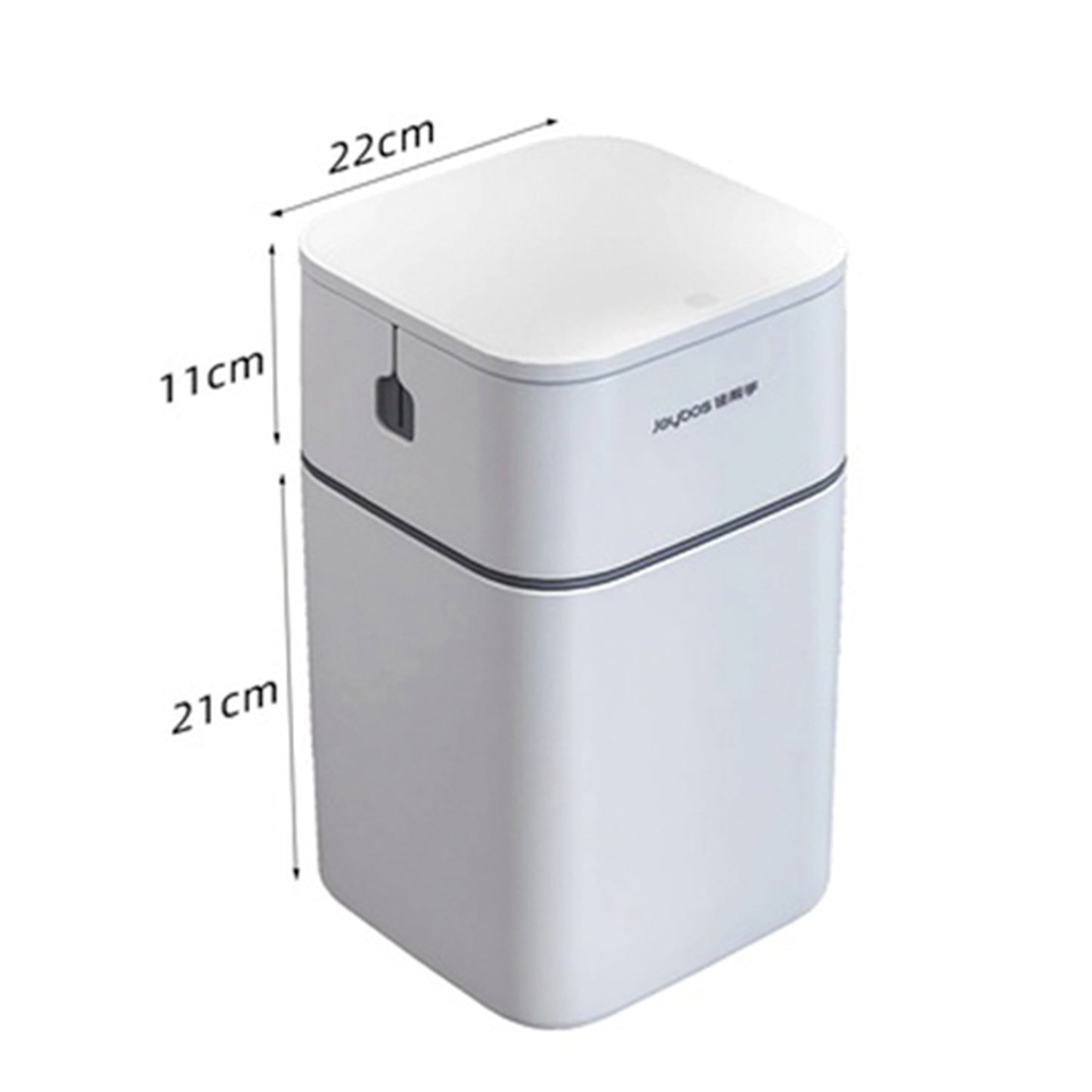 Set De 2 Papeleras Cubos De Basura Cuadrado 14 L Cada Uno Easy Pack Con Tapa, Para Hogar U Oficina - Incluye 135 Bolsas De Basura_1