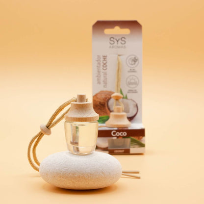 Ambientador Coche Coco SYS Aromas Style 7 ml | Aroma Tropical Dulce | Frescor Duradero | Ambiente Relajante_1