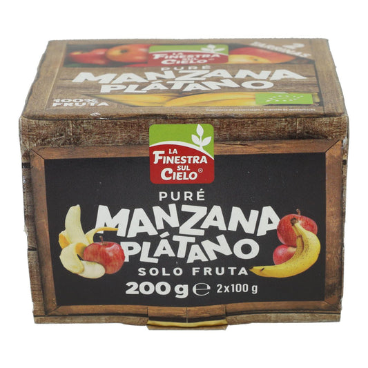 Maxitos Puré de Maçã e Banana La Finestra Sul Cielo 200 gr