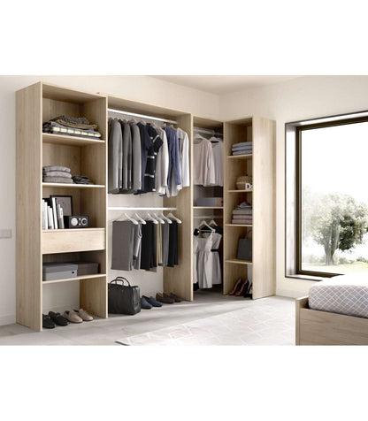 Vestidor De Rincón Luz 3 Color Natural 248cm (ancho) 79.4 Cm (fondo) 187 Cm (alto)_5