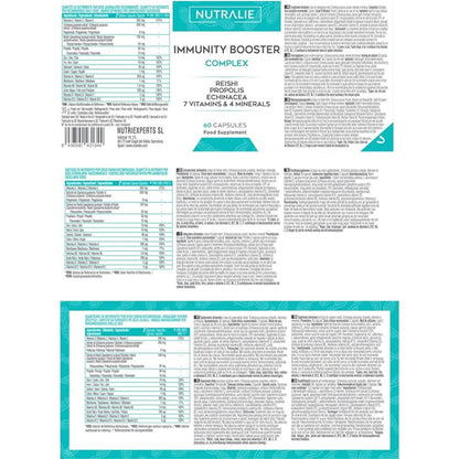 Nutralie Immune Defenses com Reishi + Própolis + Equinácea 60 cápsulas