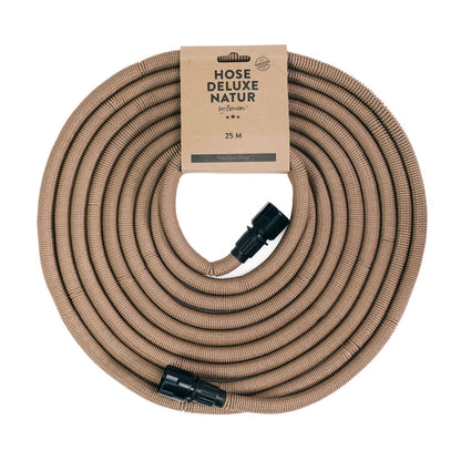 Manguera De Riego Deluxe - Arena, 25 M, Tejido, Látex, Se Expande Con El Agua._0