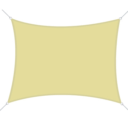 Outsunny Toldo De Vela Rectangular Para Jardín Y Exterior Repelente Al Agua_0