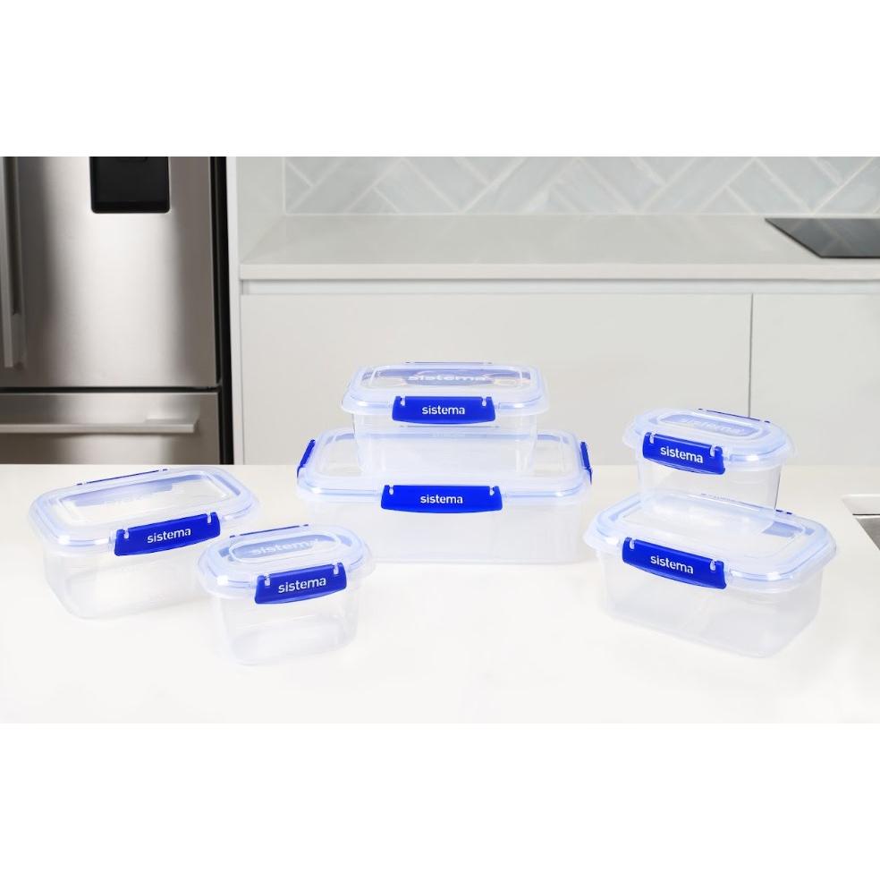 Pack de recipientes herméticos Klip It+ System, 6 unidades