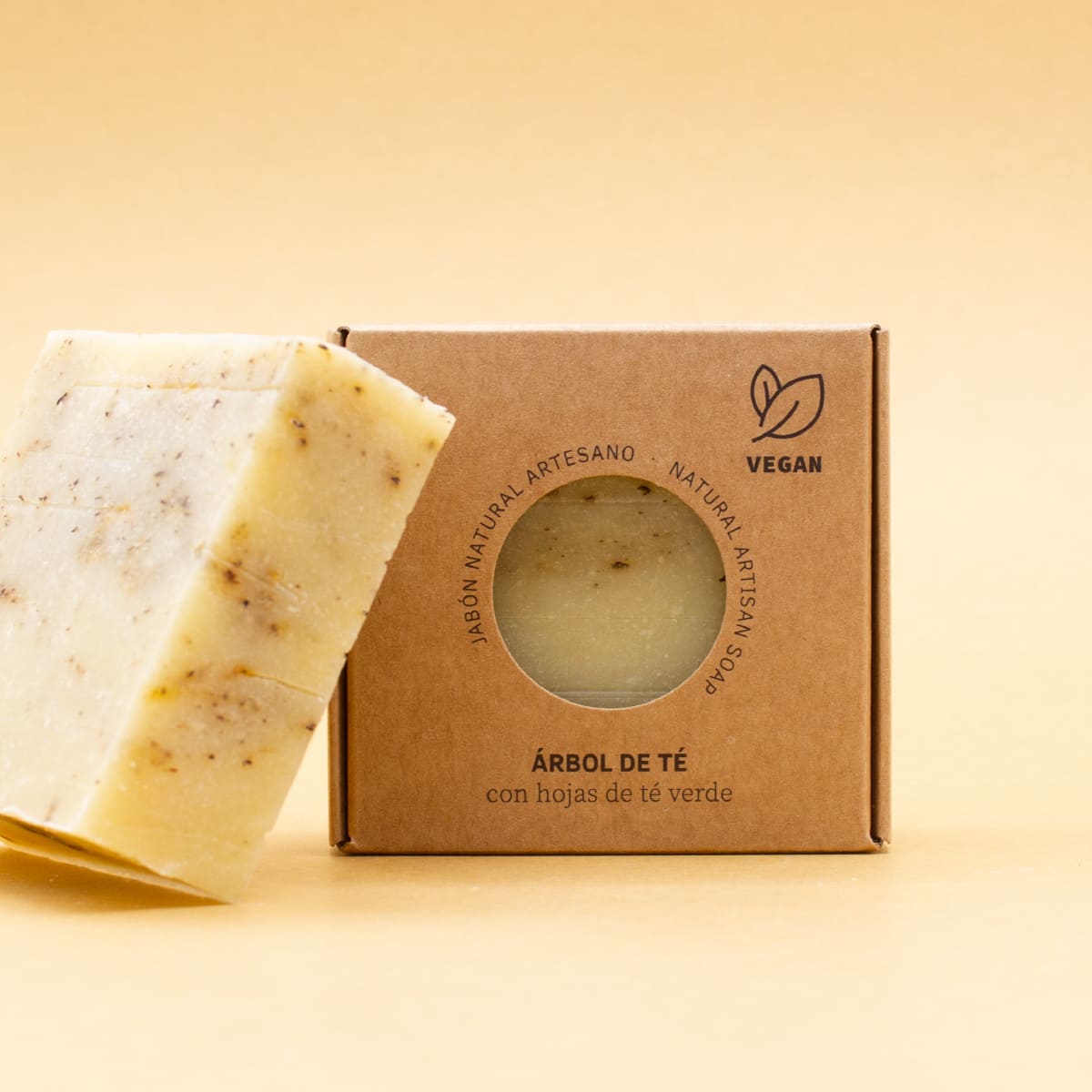 Jabón Natural Artesano de Árbol de Té Labnatur 100 g | Purifica y Regula el Sebo | Piel Mixta o Grasa | Vegano_3