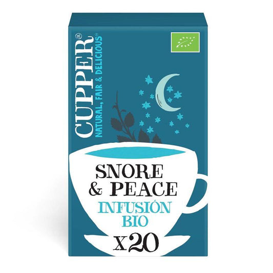 Infusão Bio Cupper Snore &amp; Peace 20 saquetas