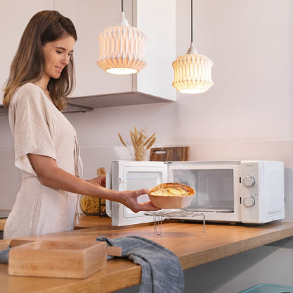 Microondas De 20 Litros Con Grill Grandheat 3120. 1050 W, Grill De 1000 W, Revestimiento Antidirt Itech, Modo Descongelación, Temporizador 35 Min, F_4