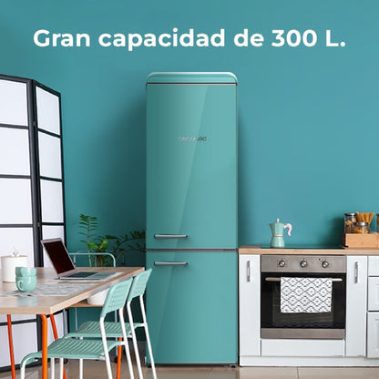 Cecotec Frigorífico Retro Bolero Coolmarket Combi Origin 300 Green E_4