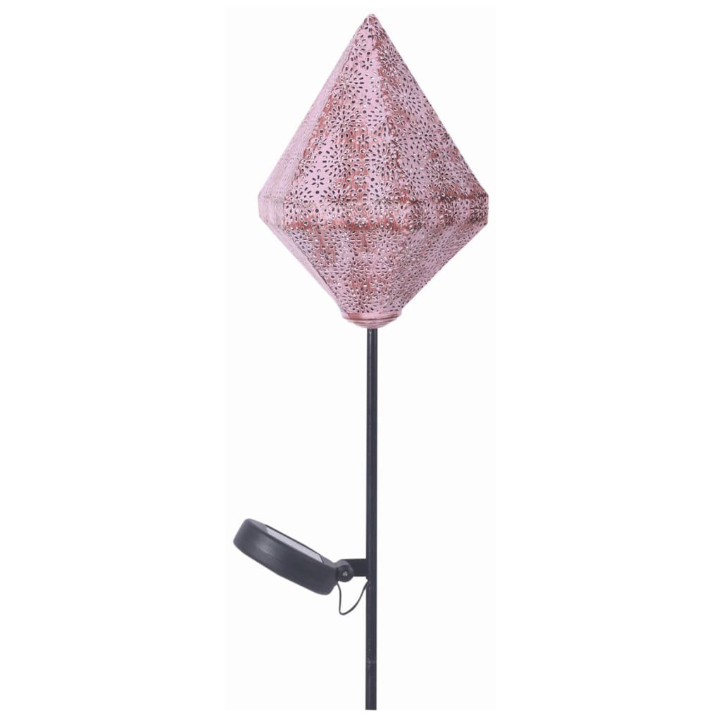 Luxform Lámpara Solar Led De Jardín Tyana Varilla Oriental Rosa_0