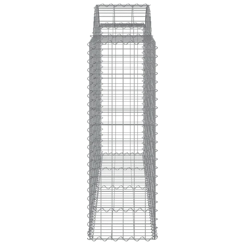 Cestas Gaviones 11 Uds Forma De Arco Hierro 200x50x120/140 Cm_4