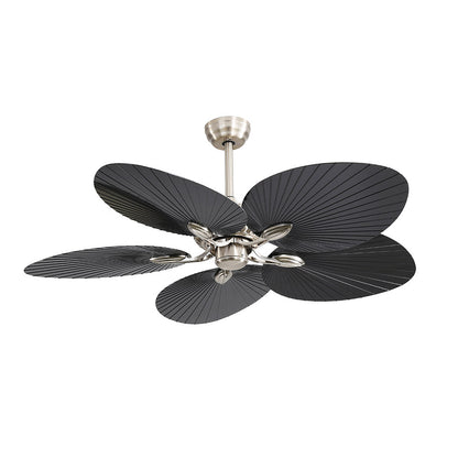 Ventilador Dc Chaw 24w 2950lm Niquel/negro 5asp.6vel.132d C/remoto, Memoria Y Temp.3000-4000-6000k_1