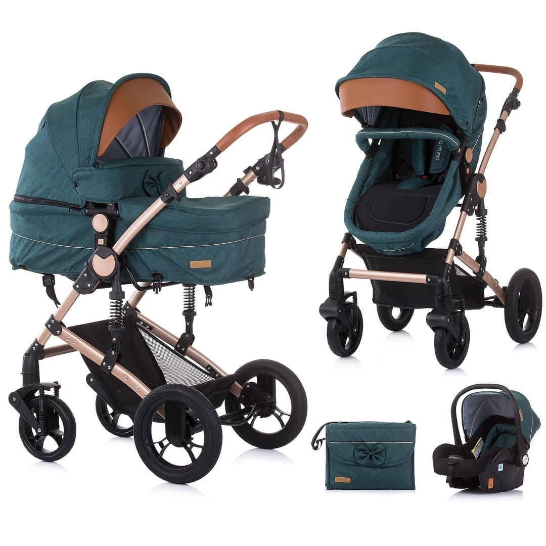 Carrito De Bebé Camea Trío Convertible Con Bolso Avocado_0