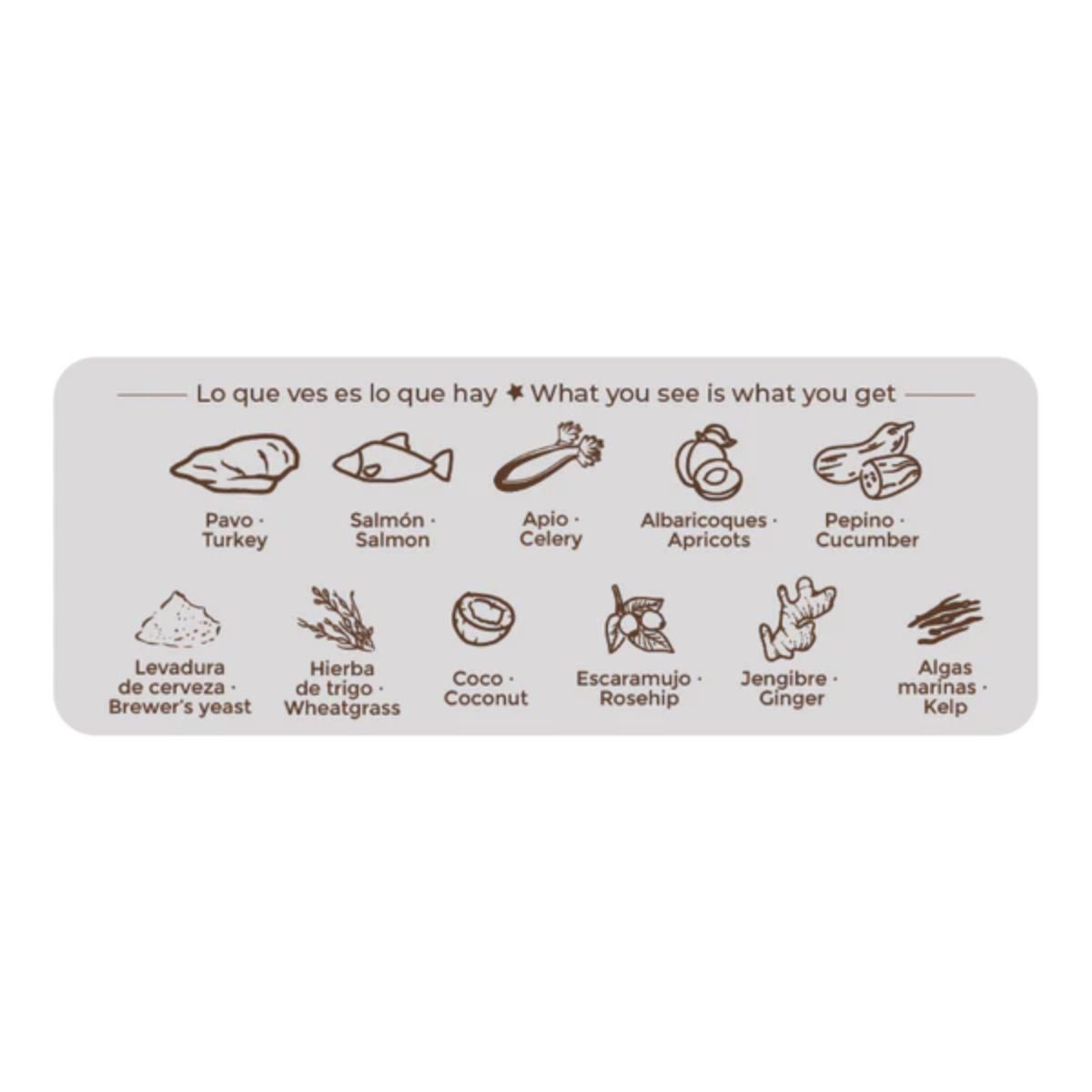 Ração húmida para cães Barf Peru e Salmão Select BIO Puromenu 400 g