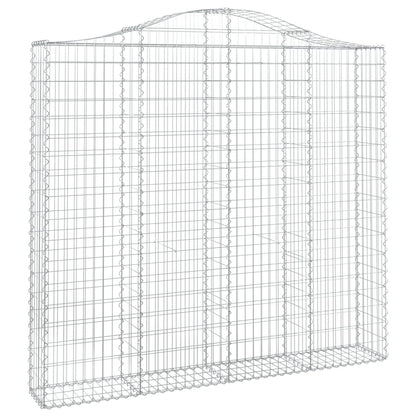 Cestas De Gaviones 4 Uds Forma De Arco Hierro 200x30x180/200 Cm_2