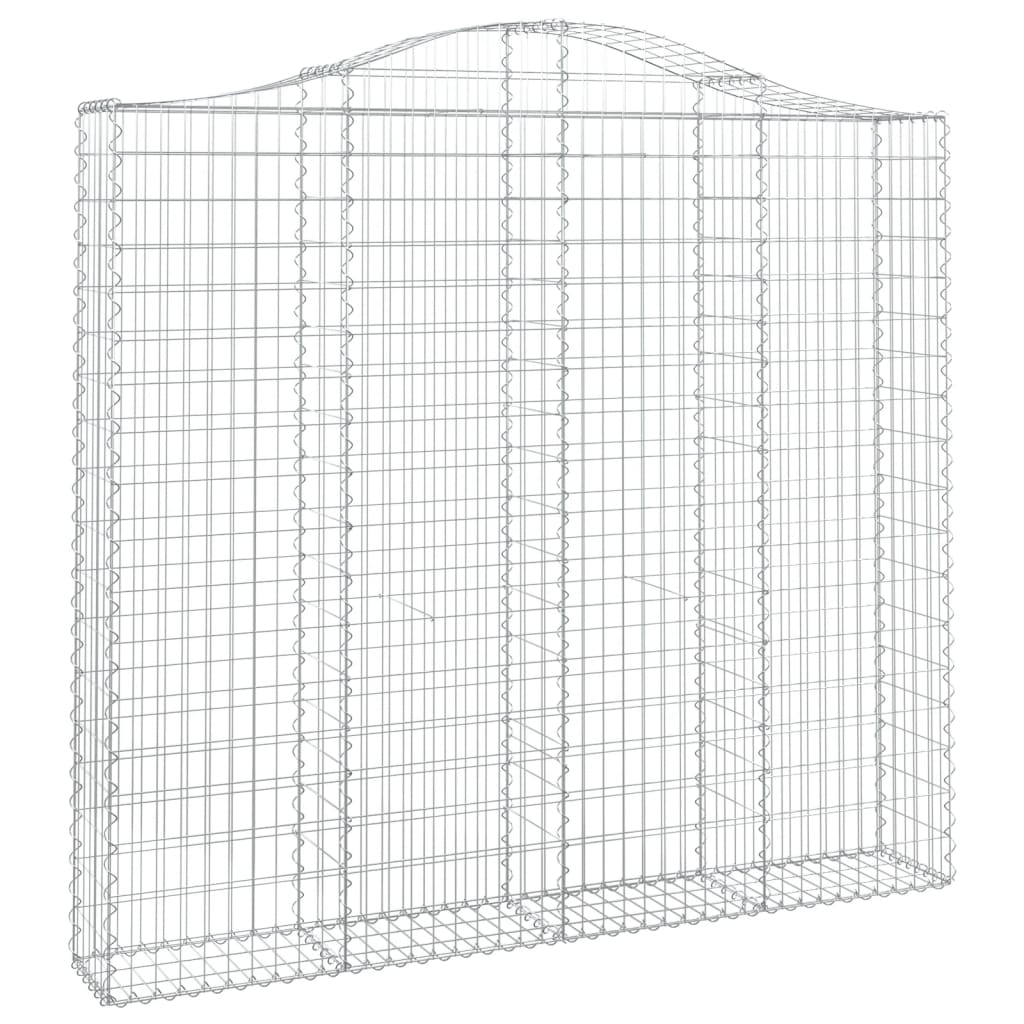 Cestas De Gaviones 5 Uds Forma De Arco Hierro 200x30x180/200 Cm_2