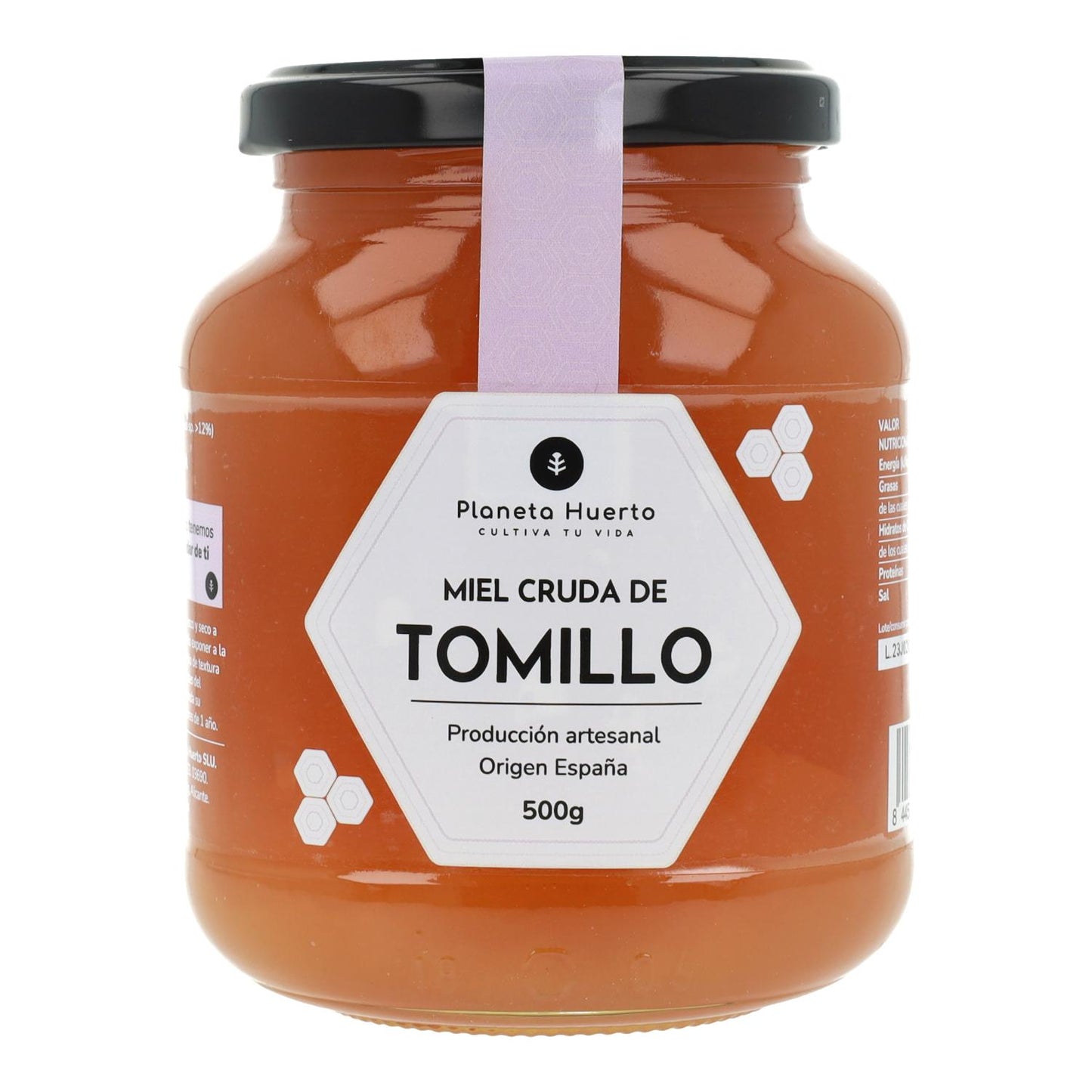 Mel de Tomilho Cru Planeta Huerto 500 gr