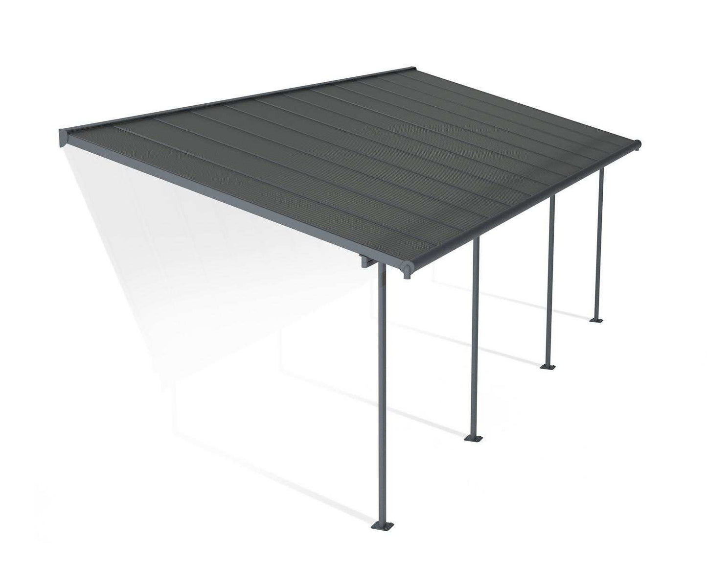 Pérgola anexa Capri 299x735 cm cinzento Canopia da Palram