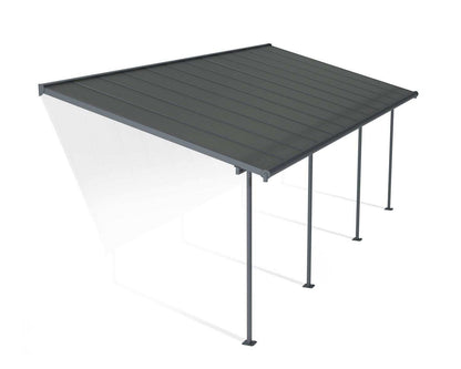 Pérgola anexa Capri 299x735 cm cinzento Canopia da Palram
