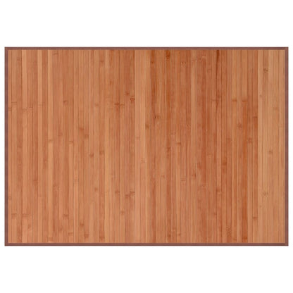 Vidaxl Alfombra Rectangular Bambú Marrón 70x100 Cm_0