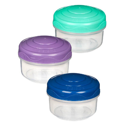 Pack de recipientes herméticos Sistema Mini Bites To Go 3x130 ml