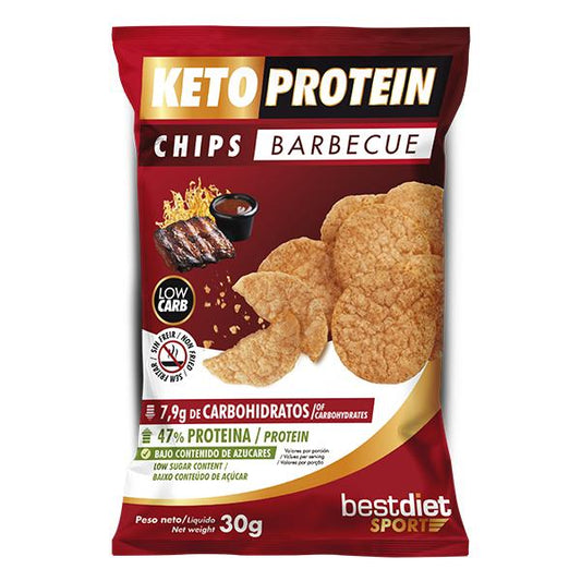 Chips de proteína Keto Barbecue 30g