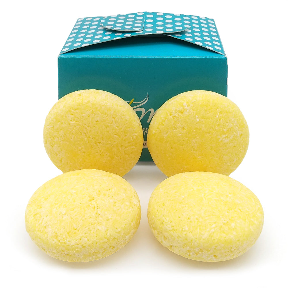 Pak 4 Champú Sólido para Cabello Graso - 100% Natural - Con Betaína y Sal Marina - Limpia y Regula el Exceso de Grasa_0
