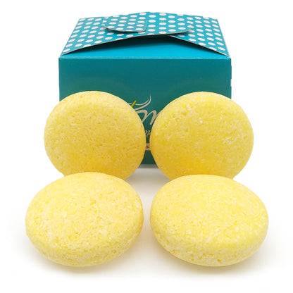 Pak 4 Champú Sólido para Cabello Graso - 100% Natural - Con Betaína y Sal Marina - Limpia y Regula el Exceso de Grasa_0