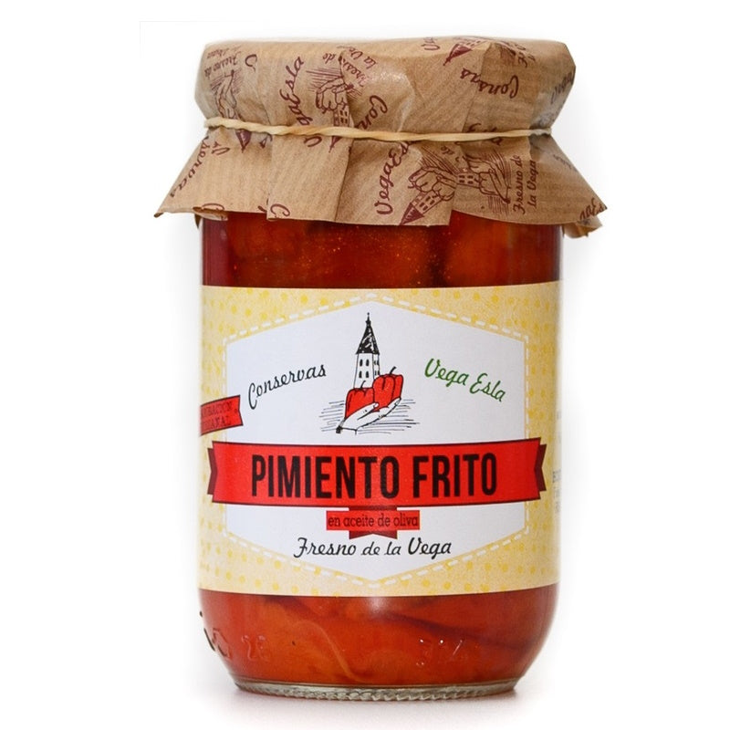 Pimiento Frito En Aceite De Oliva Tarro De Cristal 314 Ml 12 Tarros_0