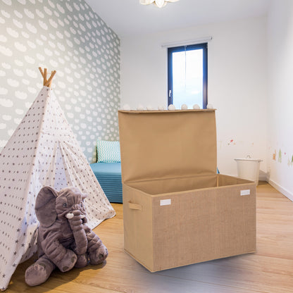 Well Home - Baúl Infantil En Yute Con Pompones_2