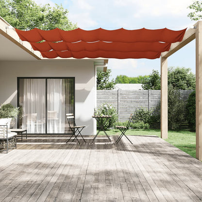 Vidaxl Toldo Vertical Terracota Tela Oxford 100x360 Cm_1