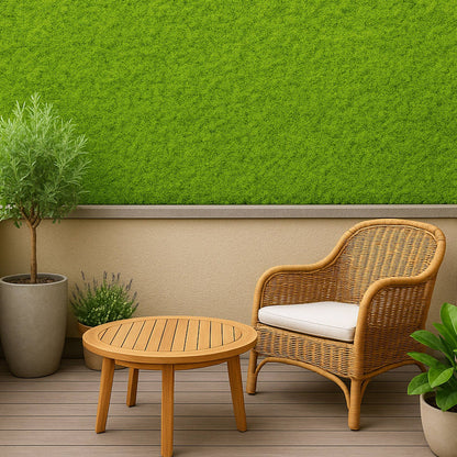 Jardín Vertical Artificial 100x100cm Well Home En Verde Exuberante Y Realista_3