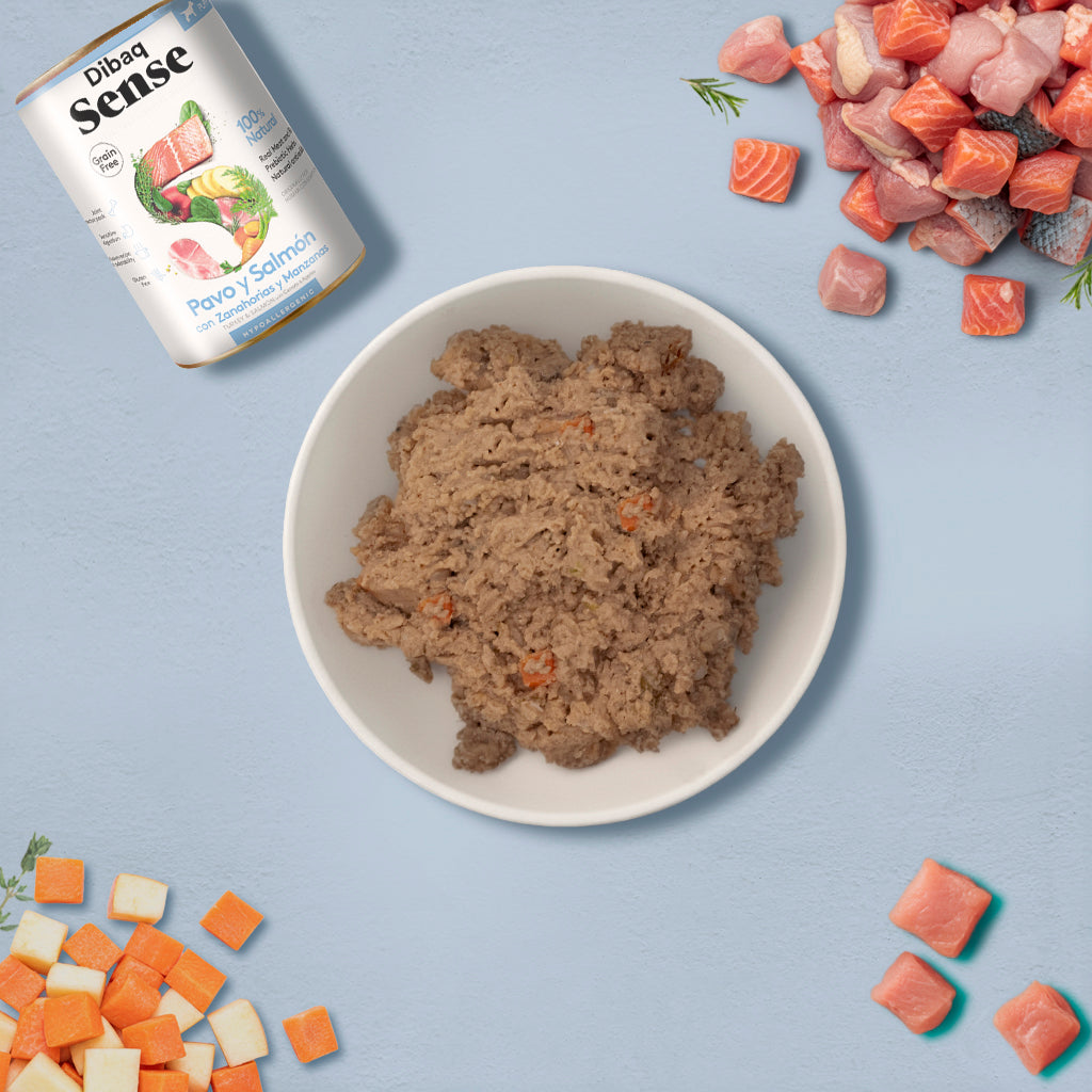 Dibaq Sense Lata Salmón Y Pavo Cachorros 380 G_2