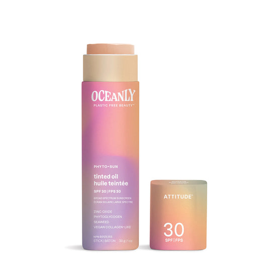 Oceanly - Óleo Facial Phyto-Sun - Com Cor - FPS 30, Attitude, 30 g