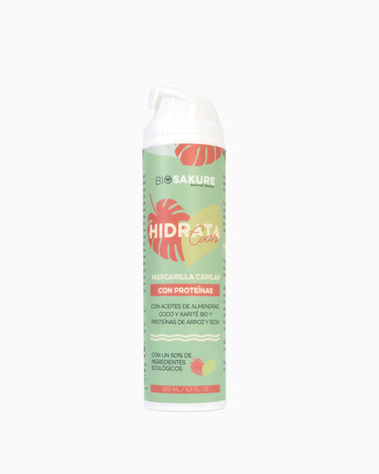 Acondicionador Profundo Y Mascarilla Con Proteínas Hidrata Cocos 500 Ml Bio Sakure_1