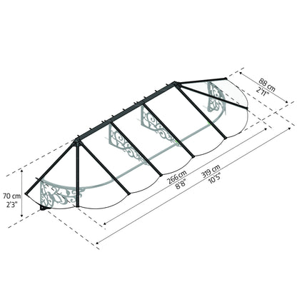 Canopy de porta Lírio 88x319 cm Canopia