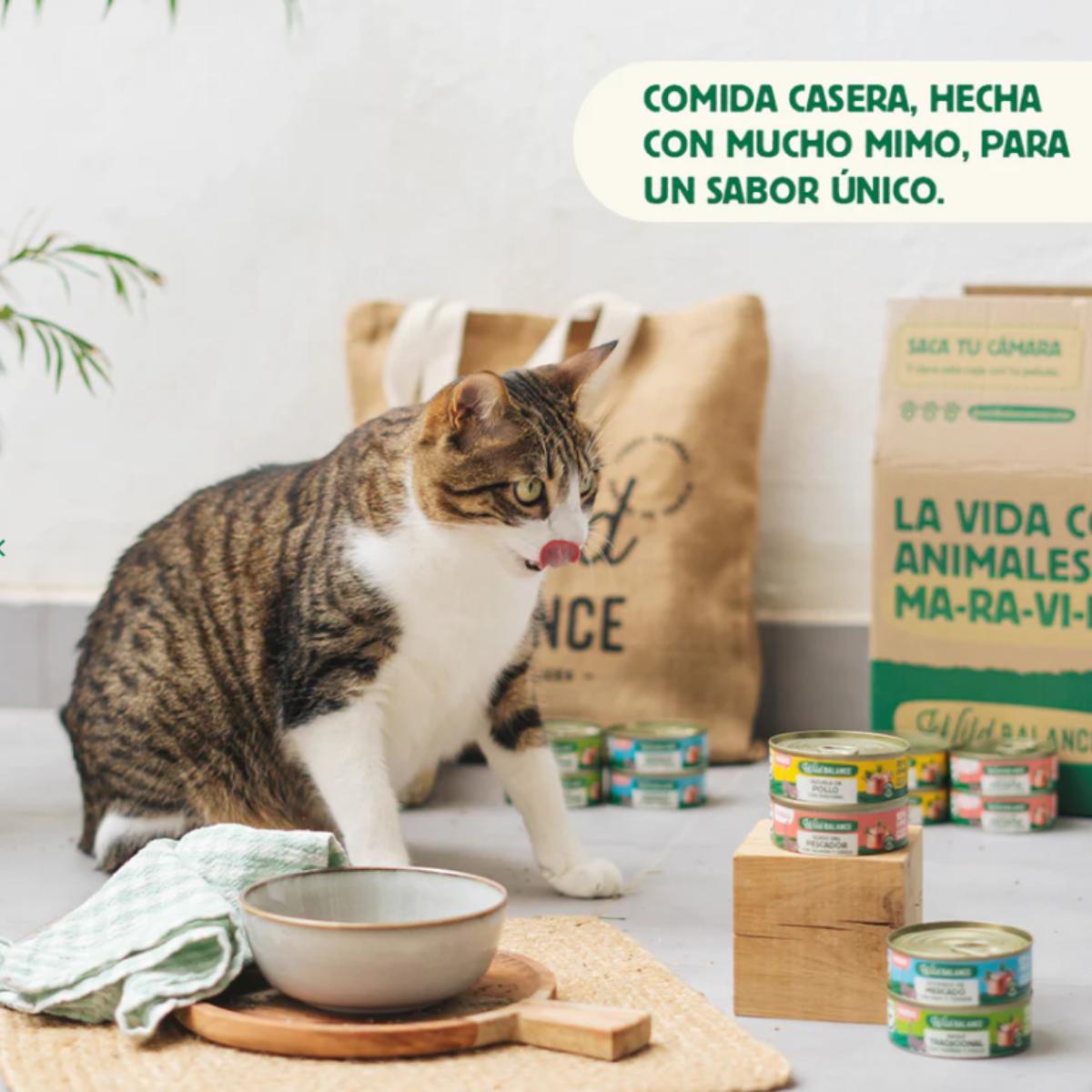 Ragu Tradicional de Carne e Frango Wild Balance para Gatos 80g