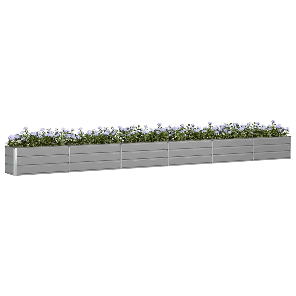 Jardinera Gris Claro 580 X 50 X 45 Cm Acero Galvanizado_2