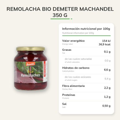 Información nutricional
