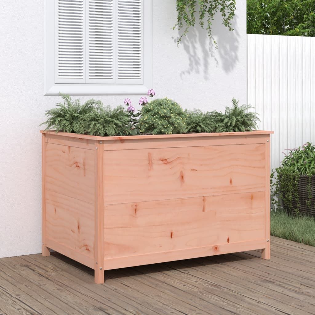 Vidaxl Arriate Elevado De Jardín Madera Abeto Douglas 119,5x82,5x78 Cm_1