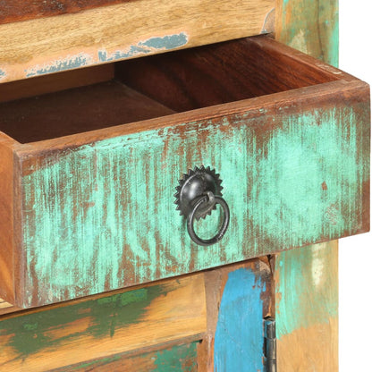 Aparador De Madera Maciza Reciclada 70x35x65 Cm_3