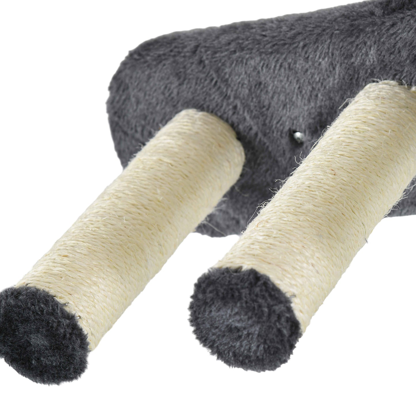 Pawhut Set De Escalada Para Gatos De Pared Con Hamaca Plataformas Gris Oscuro_3