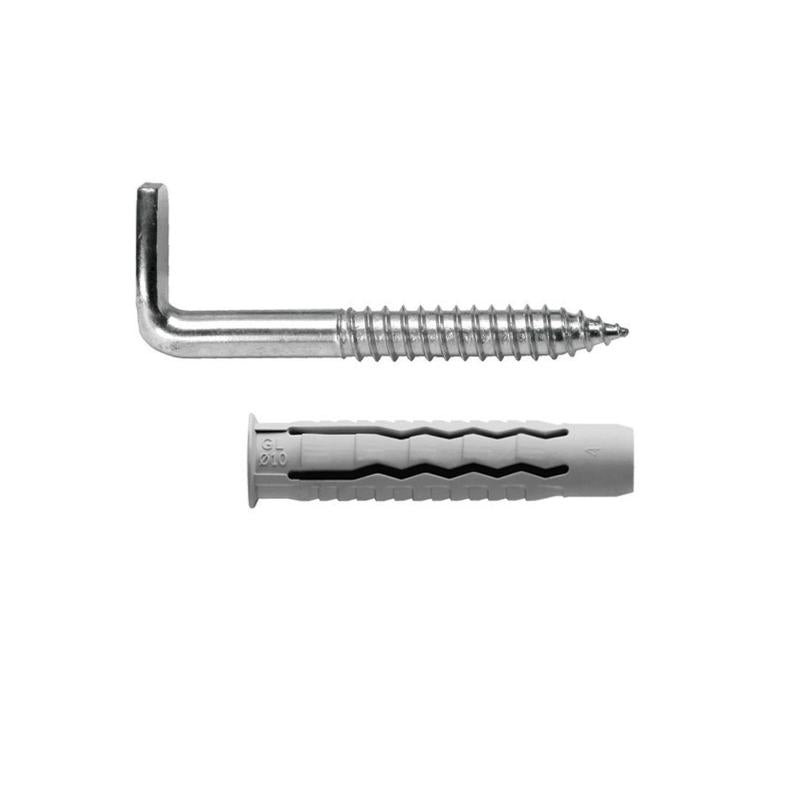 Kit Sanitario Alcayata Con Taco Ø 14 X 70 Mm. Fijación Calentadores / Termos De Agua_0