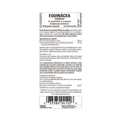 Equinácea, 60 cápsulas vegetais