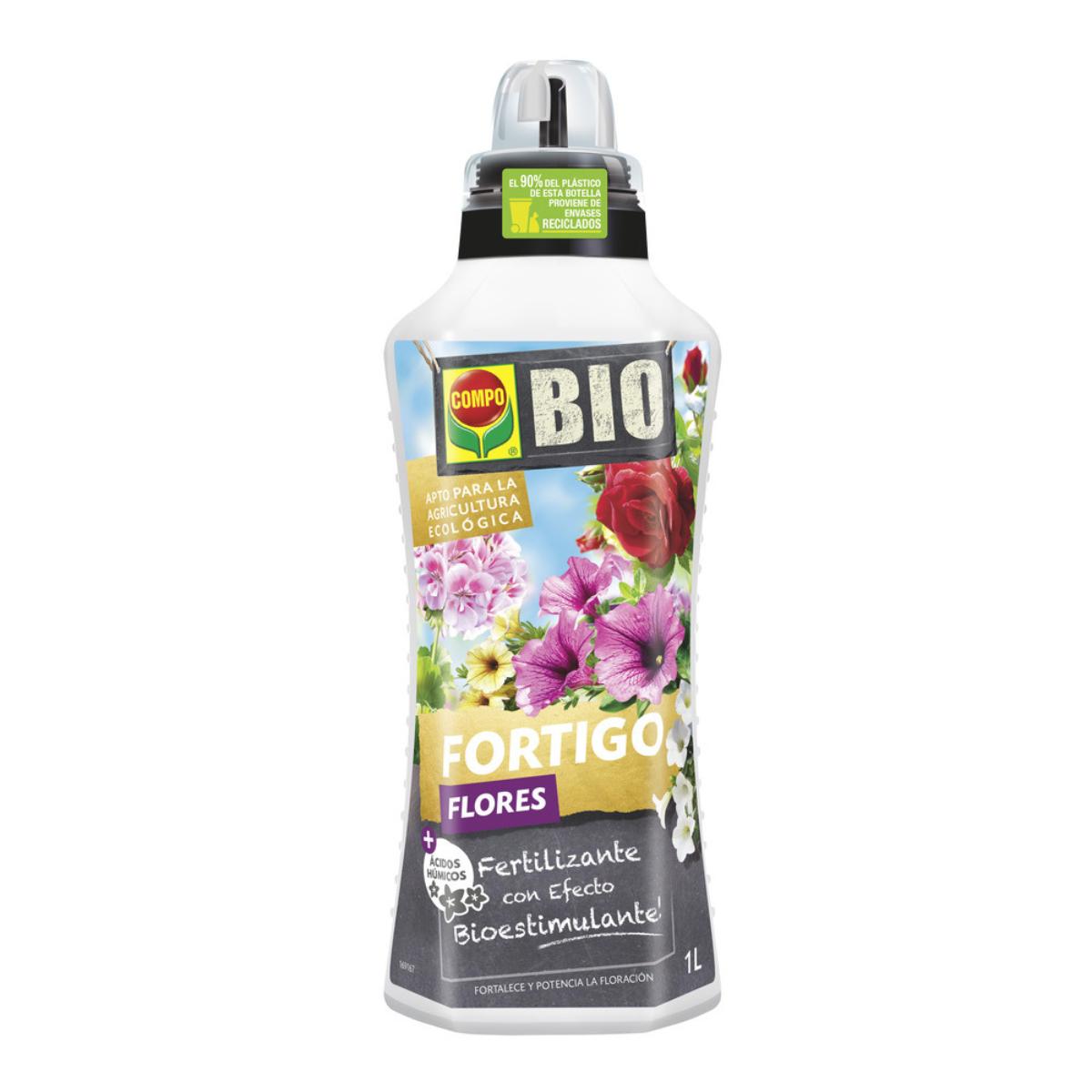 Fertilizante bioestimulante Compo Bio Fortigo Flores 1 L