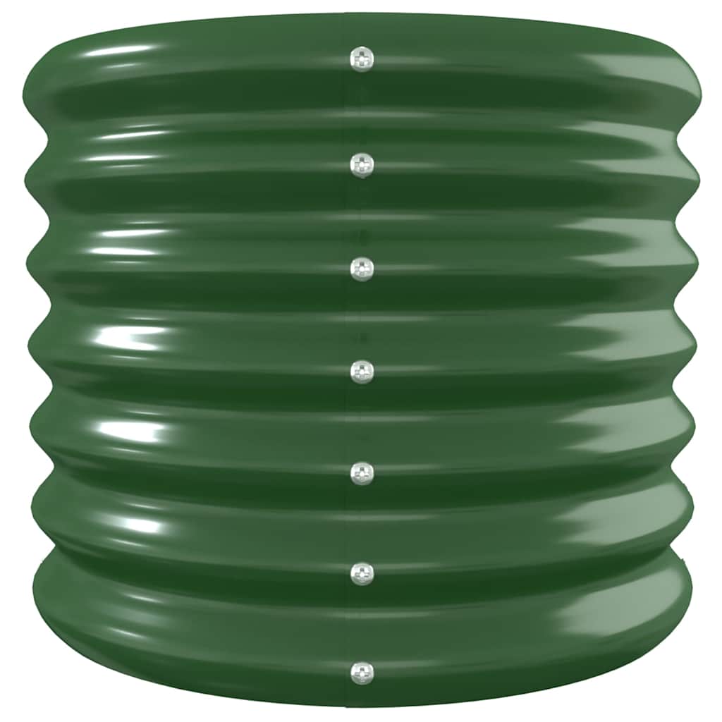 Jardinera Arriate Acero Galvanizado Verde 260x40x36 Cm_3
